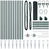 vidaXL Schweißdrahtzaun mit Spikes 25 x 0,8 m PVC-beschichteter Stahl 3352078 Bild 5