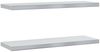vidaXL Wandregale 2 Stk. 75x23,5 cm Silbern Edelstahl 30283 Bild 2