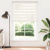 vidaXL Doppelrollo Marmorbeige 150x200cm Stoffbreite 145,9 cm Polyester 4014687 Bild 2