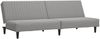 vidaXL Schlafsofa 2-Sitzer Hellgrau Samt 375926 Bild 2