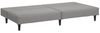 vidaXL Schlafsofa 2-Sitzer Hellgrau Samt 375926 Bild 5