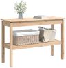 Konsolentisch 110 x 40 x 75 cm Massivholz Kiefer [814299] Bild 5