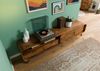 TV-Board Sheesham 220x40x48 hellbraun lackiert MAILAND #127 Bild 2