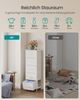 SONGMICS Kommode, Schrank, 5 Stoffschubladen, für Schlafzimmer, Flur, Wohnzimmer, weiß Bild 3