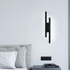 Riserva LED Wandleuchte LED Wandleuchte Innen Schwarz 16W Kaltweiß Flur Lampe, Integrierte LED,flimmerfreies,augenschonendes Design,schlichtes Design Bild 3