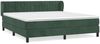 vidaXL Boxspringbett mit Matratze Dunkelgrün 160x200 cm Samt 3127622 Bild 2