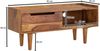 Lowboard Sheesham Massivholz 95 x 44 x 34 cm TV-Kommode mit Schiebetür, Design TV-Schrank Hoch, Fernsehtisch Fernsehschrank Modern, Fernsehkommode Wohnzimmer Bild 4