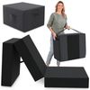 Bestschlaf Klappmatratze Spar-Set inkl. Husse & Transporttasche, Polyester, Schwarz / Anthrazit, 120x195 cm Bild 4
