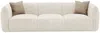 Vente-unique - JUNETI Sofa Stoff Beige - B 90 cm x H 80 cm x L 235 cm Bild 3