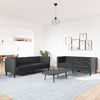 vidaXL 2-tlg. Chesterfield-Sofa-Set Schwarz Kunstleder 3209274 Bild 3
