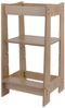 Lernturm, Holz, Kippschutz, Küchenhelfer, Hocker, verstellbar, H 80 cm Bild 4