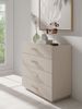 Lukas Möbel Komplettschlafzimmer Designer Schlafzimmer Komplett Lorenz in Beige, Bett mit Bettkasten und Lattenrost, Schrank mit Spiegel Bild 3