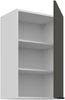 Küchen Hängeschrank 45 cm ARIA Graphite ultra matt + Weiss matt, hochwertige Fronten mit Anti Fingerprint Beschichtung Küchenzeile Küchenblock Bild 3