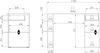 Schreibtisch >Max< in Icy-Weiß - 115x75x50cm (BxHxT) Bild 5