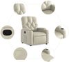 vidaXL Relaxsessel Creme Kunstleder 372504 Bild 5