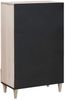 vidaXL Hochboard Weiß 60 x 33 x 100 cm massives Mangoholz 4018146 Bild 5