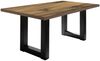 Esszimmertisch Eila 8 180 x 90 x 75 Esstisch Schwarzstahl/Plankeneiche 13381-180 Bild 4