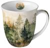 Ambiente Luxury Paper Products Becher Sommer, Blumen, Tiere, Pflanzen, Bäume, Herbst, Mug, Kollektion, Porzellan Tasse, Blumen - Pflanzen Jahreszeit Herbst - Evergreen trees, Immergrüne Bäume, Winter, Geburtstag, Hochzeit, Valentinstag, Muttertag, Gesc... Bild 2