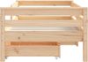 vidaXL Kinderbett mit Schubladen 70x140 cm Massivholz Kiefer 834441 Bild 5