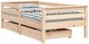 vidaXL Kinderbett mit Schubladen 70x140 cm Massivholz Kiefer 834441 Bild 2