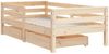 vidaXL Kinderbett mit Schubladen 70x140 cm Massivholz Kiefer 834441 Bild 3
