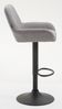 2er Set Barhocker Braga Stoff, Grau Bild 5