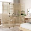 vidaXL Paravent 5-tlg. Beige Poly Rattan 365399 Bild 3