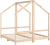 vidaXL Kinderbett 2x(70x140) cm Massivholz Kiefer 3200592 Bild 3