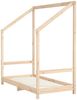 vidaXL Kinderbett 2x(70x140) cm Massivholz Kiefer 3200592 Bild 4