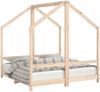 vidaXL Kinderbett 2x(70x140) cm Massivholz Kiefer 3200592 Bild 2
