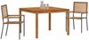 vidaXL Garten Essgruppe 3 pcs Grau Massivholz Akazie 3365530 Bild 3