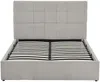 Vente-unique - HOPEYA Bett Stoff Grau - B 204 cm x H 111 cm x L 153 cm Bild 5