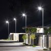 2x LED Außenleuchte, Straßenlampe, IP65, grau, H 43,4cm Bild 3
