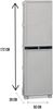 Dmora Gervasia Outdoor-Garderobe, 1-türiger Outdoor-Schrank, Wäscheschrank, 100 % Made in Italy, 50 x 39 x 172 cm, Hellgrau und Schwarz Bild 3