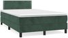 vidaXL Boxspringbett mit Matratze & LED Dunkelgrün 120x190 cm Samt 3270150 Bild 3