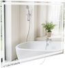 CLP Badspiegel Jaffrey Bluetooth-Lautsprecher Anti-Beschlag Quer- und Hochformat LED,70x100 cm Bild 5