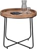 MIRRORS AND MORE 'Jette' Beistelltisch Metall, schwarz, Holz, Ø66,5x58cm Bild 4