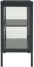 Sideboard, Kommode Anthrazit 70x35x70 cm Stahl und Glas j938p Bild 4
