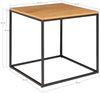 House Nordic Beistelltisch, Eiche Optik, Gestell schwarz, 45x45x45 cm Bild 5