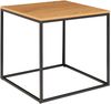 House Nordic Beistelltisch, Eiche Optik, Gestell schwarz, 45x45x45 cm Bild 2