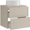 Vente-unique - ONDIL Waschbeckenmöbel Holz, Platte Beige - B 45 cm x H 60 cm x L 60 cm Bild 4