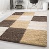 Hochflor Teppich Lux rechteckig - 120x170 cm - Mokka Bild 3