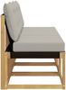 vidaXL 3 Stück Outdoor Mittelsofa 901614 Bild 5
