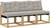 vidaXL 3 Stück Outdoor Mittelsofa 901614 Bild 2