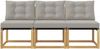 vidaXL 3 Stück Outdoor Mittelsofa 901614 Bild 4