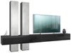 Vladon Wohnwand Moja - Schwarz matt & Schwarz/Beton Oxid Optik - Moderne Anbauwand für Ihr Wohnzimmer (BxHxT) 330 x 204 x 39 cm Bild 4