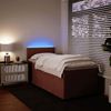 vidaXL Boxspringbett mit Matratze Rosa 80x200 cm Samt 3288461 Bild 4