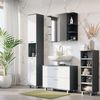 Badmöbel-Set Ilias Anthrazit/Weiß 4 Teile Vicco Bild 3
