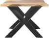 vidaXL Esstisch 200x100x75 cm Massivholz Honigfarben 321549 Bild 3