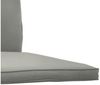 Beautissu Hollywoodschaukelauflage Loft HS Hellgrau Bild 2